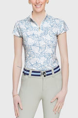 Kastel SS Chambray Blue Poppies
