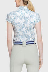 Kastel SS Chambray Blue Poppies