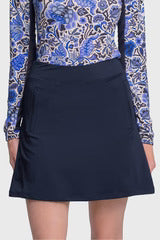 Kastel Golf Skort Navy Solid