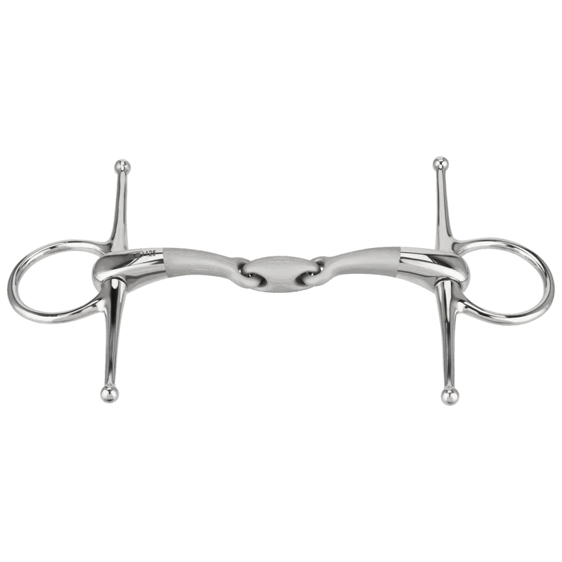 Sprenger SATINOX Full Cheek Snaffle, Double Jointed