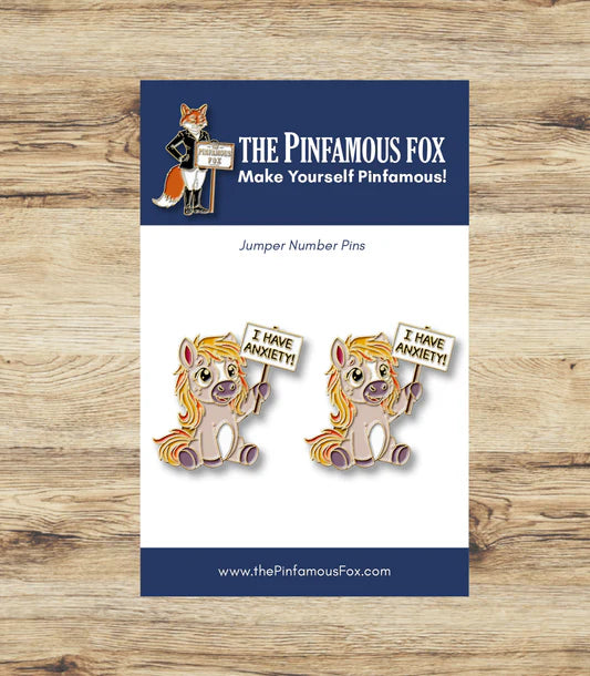 Pinfamous Fox Saddle Pad Pins
