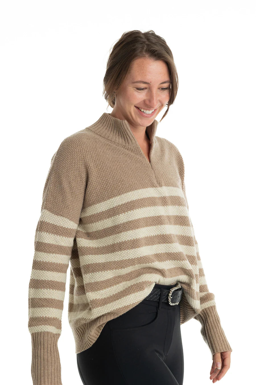 Hannah Childs Sassy Boyfriend Stripe Sweater